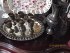 Vintage 6 Small Glasses with Tray and Ewer. — photo 1