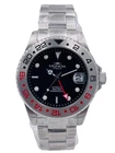 Mondia GMT Automatic Ceramic Watch Mi813K/440 Wr200m Brand New