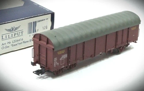 SNCF 1:87 HO Liliput L224416 High Board Car with Plane Tas 61 87 581 0 156-8