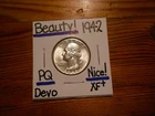 1942 Washington Quarter XF+ NICE!!!!!! LOOOOOOOOK!!!!!!