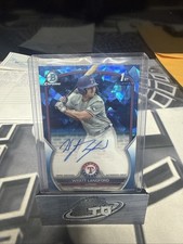 Wyatt Langford 1st Bowman Sapphire Auto /199