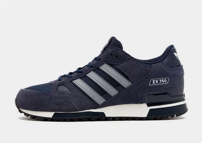 Adidas Originals ZX 750 En Bleu Foncé Toutes Tailles Stock Limité - Photo 1/4