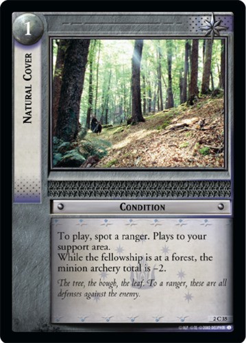 Natural Cover - Foil Moderately Played LOTR: Mines of Moria (Foil)