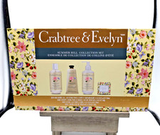 Crabtree Evelyn Summer Hill 4 Piece Collection Set Lotion Soap Shower Gel