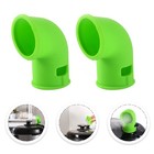 2 stücke Silikondampf-Umlenkdruckventil Reiskocher Luftrohr-Dampfventil