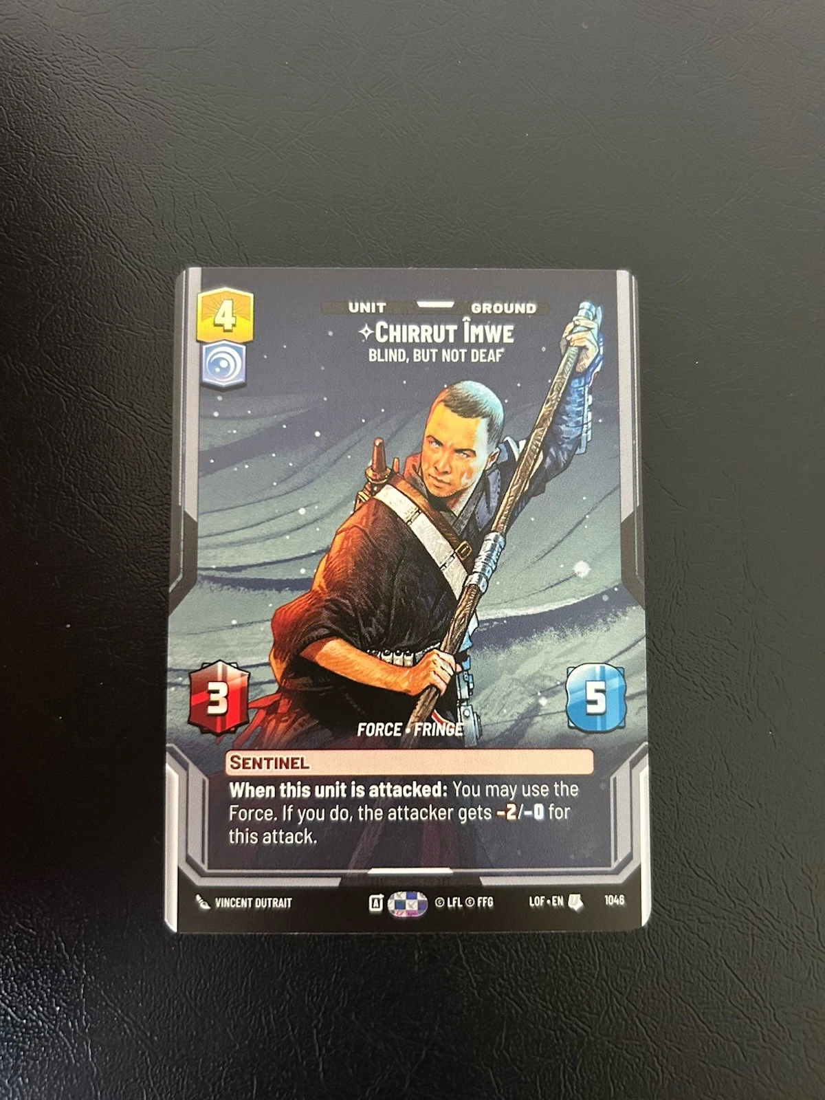 Chirrut Imwe (Regular Prestige) Star Wars Unlimited: Legends Of The Force 1046