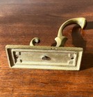 Vintage Brass Arts & Crafts Style Rope Twist Coat Clothes Bath Robe Towel Hook — photo 5