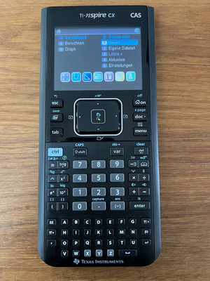 Texas Instruments TI-Nspire CX CAS Handheld - Grafiktaschenrechner - Farbdisplay
