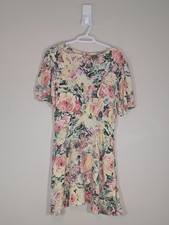 Faithfull The Brand dress size 4 womens flowers floral roses