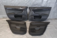 2014 MITSUBISHI LANCER EVOLUTION X OEM LEATHER INTERIOR DOOR PANEL SET EVOX #680