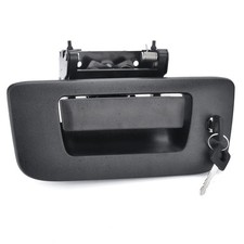 Nakuuly Tailgate Handle with Bezel Lock Kit Compatible with Chevry Silverado ...