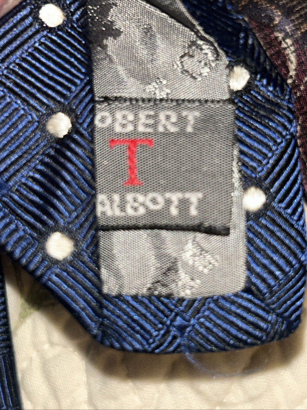 Robert Talbott Silk Tie Navy Multi Pattern Lot Of… - image 7