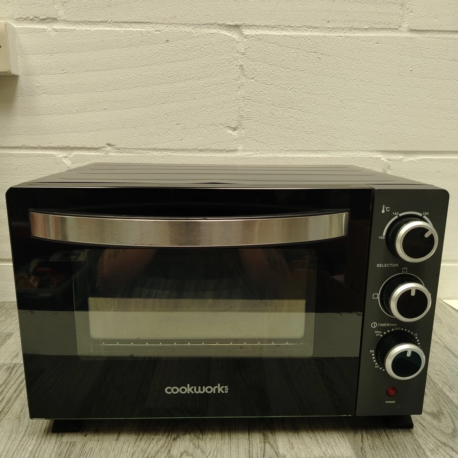 Cookworks 20L Mini Oven Grill / KR-E20N-E1DKH / 1380W - Black