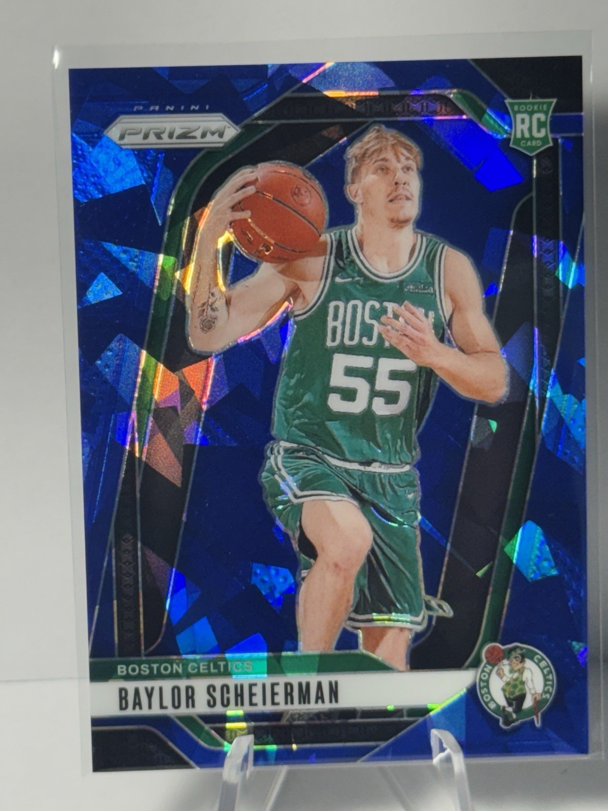 BAYLOR SCHEIERMAN 2024 Prizm Blue Ice /125 Celtics RC #236
