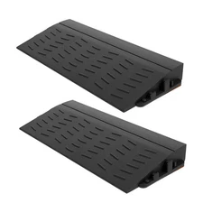 2pcs Rubber Threshold Ramp Threshold Ramp Pad Rise Doorway Plastic Threshold ...