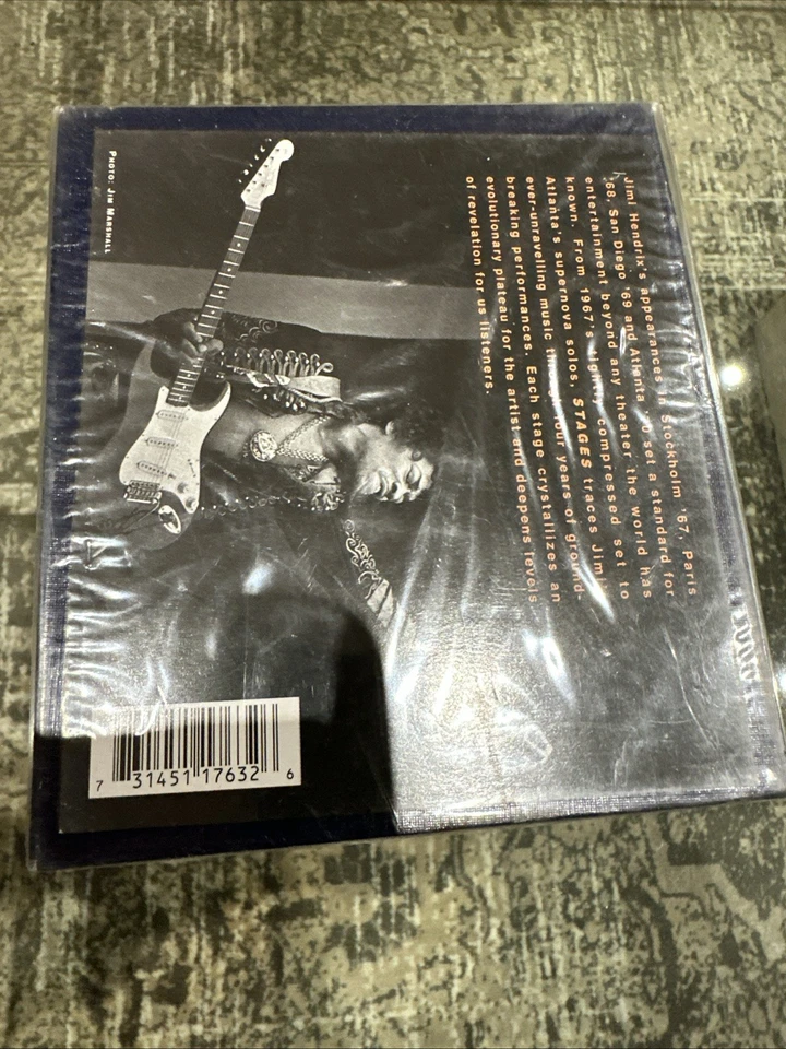 Jimi Hendrix Box 4 CD Stages / Polydor 511 763-2 Sigillato Raro 0731451176326 - Immagine 2 di 2
