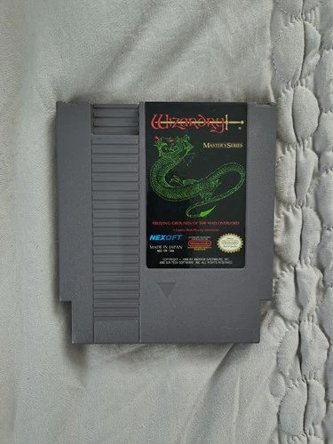 Wizardry: Proving Grounds of the Mad Overlord NES Original Cartridge