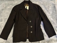 Fendi Black 3-Button Blazer - Size 42