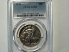 ✅ 1942 P Walking Liberty Half Dollar  90% SILVER AU53 PCGS