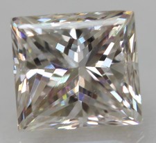 Diamant Naturel Taille Princesse 0.51 carat H VVS1, Certifié, 4.36x4.05mm