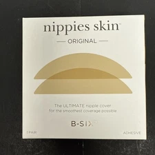 Nippies Skin Original B-SIX Nipple Cover Creme Color Size 1 S/M (3”) A-C Cups