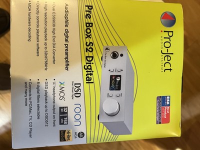 BRAND NEW Pro-Ject Pre Box S2 Digital Preamplifier - Silver