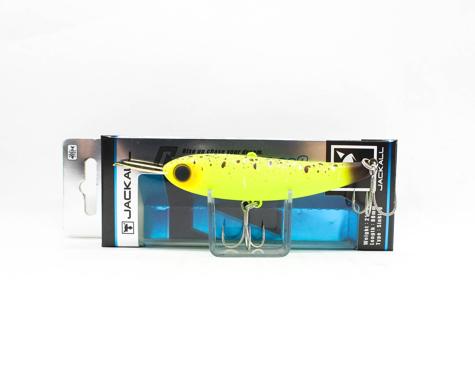 Jackall Riser Bait 008 80mm Topwater Sinking Lure Sugar Spot Chart (8570)
