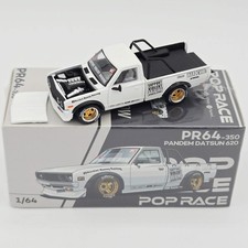 Pop Race Pandem Datsun 620 Pickup - 1:64, White (2026 Limited Edition)