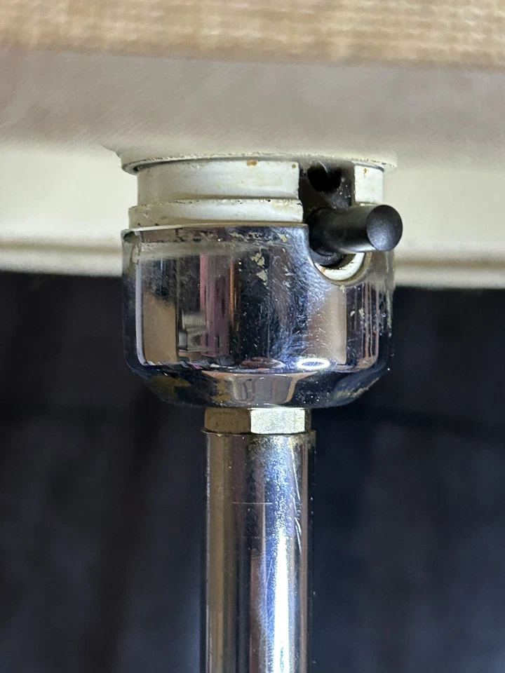 Design du XXème - Danemark 1970 - Abo Randers - Lampe de bureau chrome - Photo 4/4