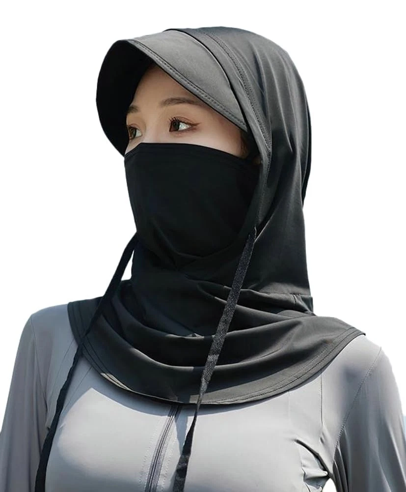Summer Balaclava Ski Mask Unisex Sun UV Protection Hood Breathable Full Head ...
