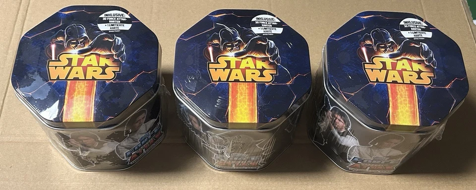 Topps Star Wars Force Attax Movie Serie 3 - 3x Tin Box NEU & OVP inkl LE - Bild 1 von 1