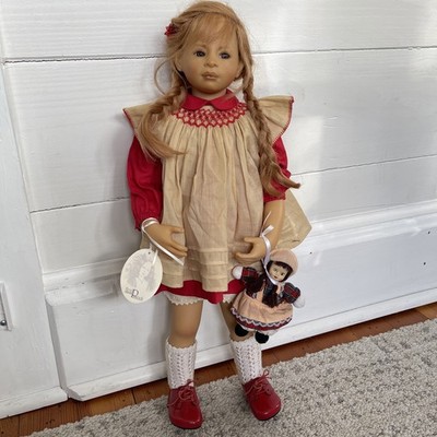 Heidi Plusczok RARE TANJA Swiss German Artist Doll 300-20-02 Red Hair 23  Tag