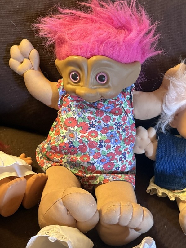 Large Vintage Troll Doll