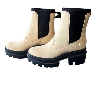 Woman's Timberland Everleigh Chelsea Boot Ortholite Black And