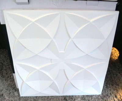 Art3d A10903P12WTF Decorative Drop Ceiling Tile 3D Textured Ceiling Panel
