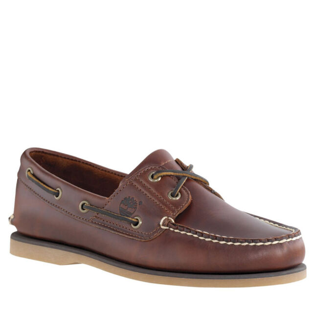 Timberland Mens Shoes Classic 2i Boat Shoe 25077 Root Beer 8.5 