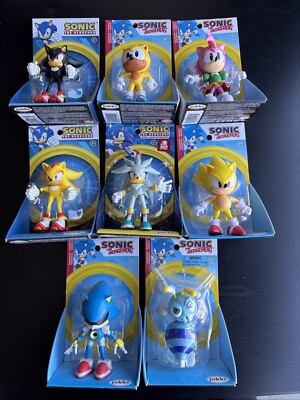 8 Sonic the Hedgehog 2.5'' Mini Action Figure Toy Jakks
