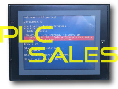 OMRON NS8-TV10B-V1  |  24vdc Interactive Touch Screen