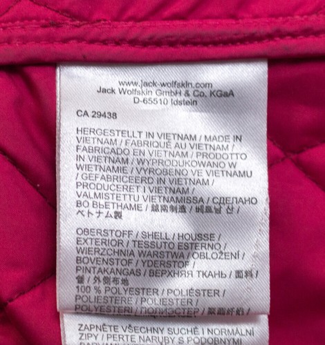 JACK WOLFSKIN Women Microguard Quilted Jacket Overcoat Size M (12/14) - Picture 7 of 7