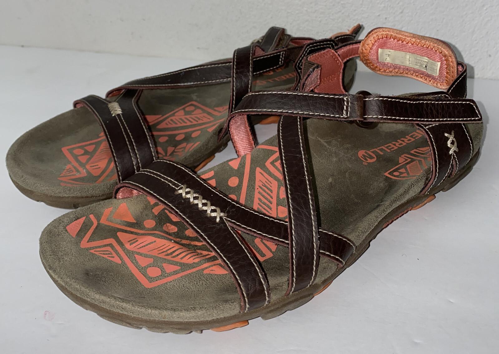 Merrell Sandspur sandali donna slingback in pelle taglia 8