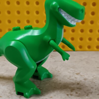 LEGO Toy Story Dinosaur REX Trex Big Dino Green BIG TEETH Fangs