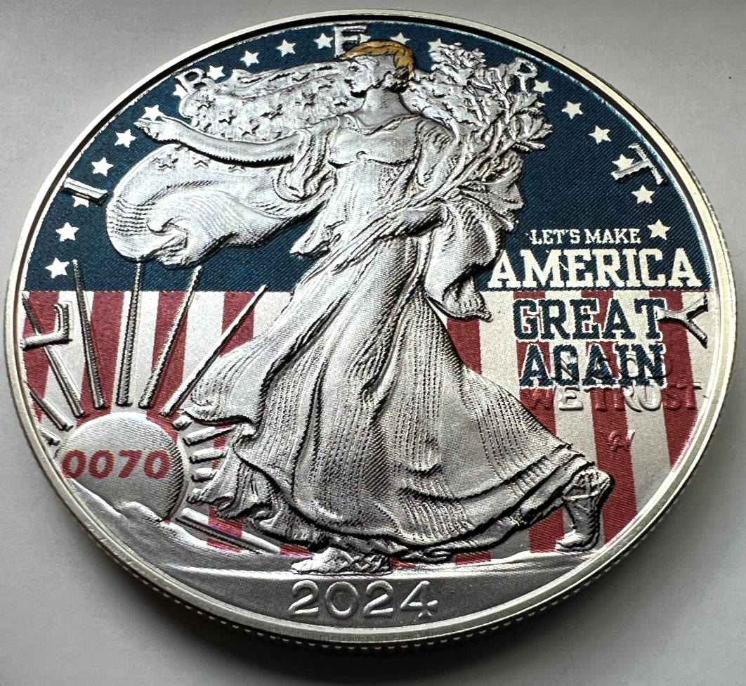 Trump MAGA Make America Great Again - American Silver Eagle 1oz