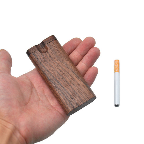 The Wood smoke pipe wood smoke box with metal smoke pipe smoke box
