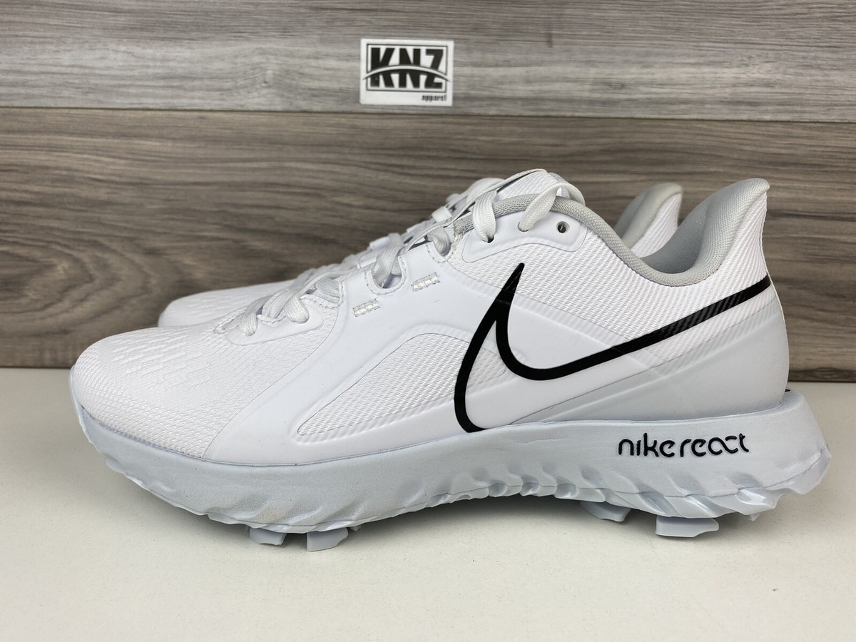 NIKE React Infinity Pro Golf White Black | size 8, W 9.5