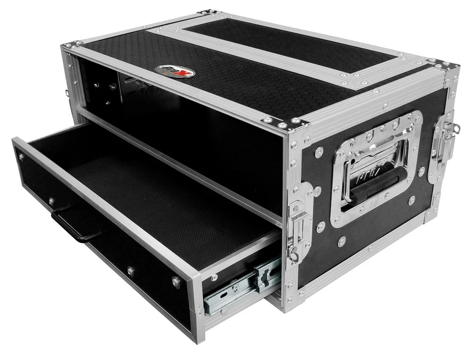 ProX XS-WM2U2DR 2U Rack Case+2U Rack Drawer For 19" Amplifier/Mixer/Mic Receiver - Image 3 of 4