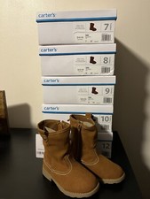 Carter's Evie Brown Tan Western Slouch Boots Toddler Girls