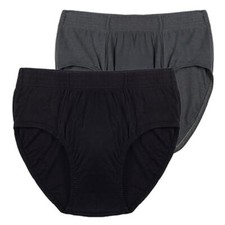 Cotton Supporter Brief For Cricket Gym workout Pack of 2 Black Gray