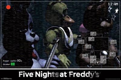 FIVE NIGHTS AT FREDDY'S - SHOW STAGE POSTER - 22x34 VIDEO GAME 14934