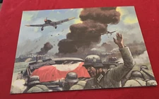 LUFTWAFFE WEHRMACHT EXPLOSIONS BATTLE ZONE German Military Poster Print WW2 WWII