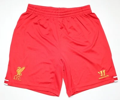 LIVERPOOL 2013/2014 HOME FOOTBALL SOCCER SHORTS WARRIOR LFC ADULT MEN'S M RED - Image 1 of 4